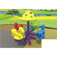Chaises pivotantes pour enfants à huit places, manège amusant, équipement d'amusement extérieur pour l'école, couleur personnalisée, garantie d'un an