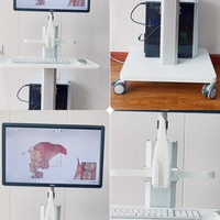 Prix de gros Mobilier d'hôpital Chariot médical avec ordinateur portable Oral Scanner pour poste de travail clinique
