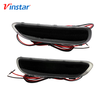 Vinstar – feu de circulation ambre fumé à LED, pare-chocs avant, réflecteur pour BMW pour série 3 pour E46 M3 seulement 2001-2006