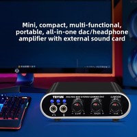 Yüksek kaliteli Mini Taşınabilir Oyun Ses Dekoderi DAC Koaksiyel Harici Ses Kartı PC Oyun Kulaklık Amplifikatörü Model PH3 Çin