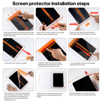 Film de protection d'écran haute définition anti-poussière et anti-éclats pour tablette Apple iPad 13 pouces, 12,9 pouces, 11 pouces, 10,9 pouces, 10,5 pouces