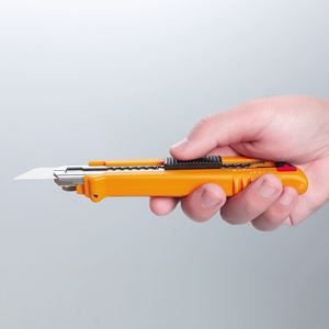 Cuchillo de corte de arte grande OLFA, cuchilla de 18mm, cuchillo de utilidad de múltiples cuchillas Pro-Load con corte de carga automática, yeso, cuero, cartón, <span class=keywords><strong>PL</strong></span>-1 - Product Image 5