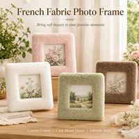 Cadre photo numérique couleur personnalisé en tissu, cadre textile pour affichage d'impressions d'art, décoration murale de galerie, OEM