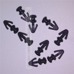 Ford Body Waterproof <b>Sealing</b> Clips Black <b>For</b> <b>Door</b> Lower <b>Rubber</b> Strips Replacement Repair Auto Fastener - Product Image 2