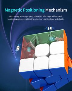 Cubo Mágico Clásico <span class=keywords><strong>MOYU</strong></span>, Rompecabezas Promocional, Cubo de Velocidad Magnético <span class=keywords><strong>MOYU</strong></span> RS3M 3x3 sin Adhesivos en Venta - Product Image 4
