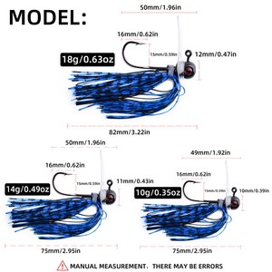 Beard Man avec dispositif anti-accrochage <span class=keywords><strong>au</strong></span> fond, appât vivant métallique rotatif de surface, 10g 14g 18g - Product Image 2
