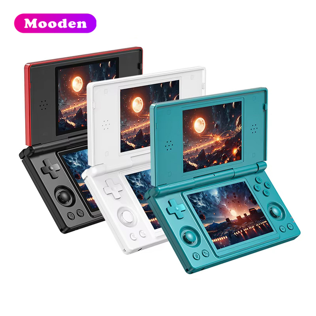 Anbernic RG DS Handheld Game Console 4" IPS Dual Screen Android Flip Handheld Video Games Player Supports RixelHK Wifi Streaming