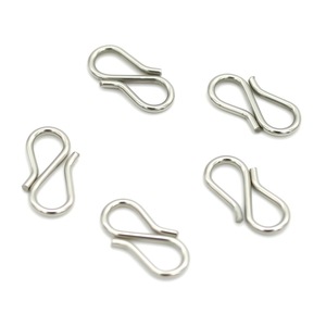Stainless Steel <b>S</b>-<b>Hook</b> Clasp W-Shaped For Bracelet Making Gold And Silver Jewelry Findings Components 18mm Size - Product Image 4