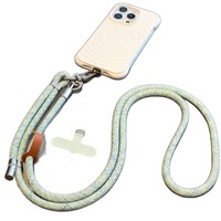 Étui de téléphone unisexe avec cordon de cou réglable, bandoulière robuste en nylon avec clip métallique, sangle de caméra rétractable pour extérieur