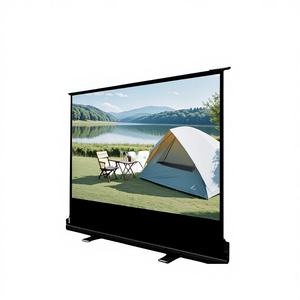 Pantalla de Proyección Portátil Plegable de Alta Calidad con Marco en X, 100 Pulgadas, Manual, para Cine en Casa - Product Image 1