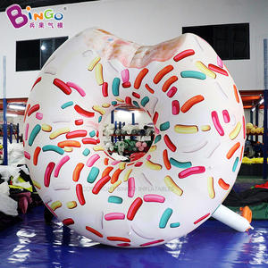 Modelo Inflable Gigante de Comida Personalizado para Publicidad de Bingo: Donut, Hamburguesa, Salchicha para Decoración o Eventos - Product Image 2