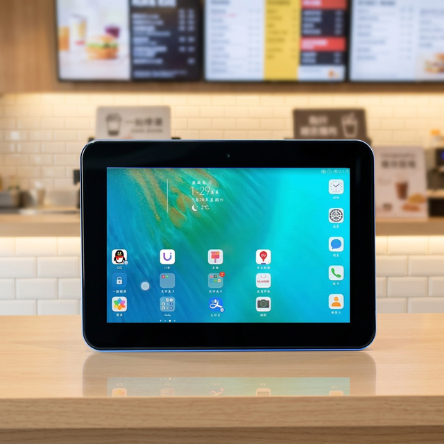 OEM Custom 15.6 Inch Restaurant Ordering Tablet Android POE NFC 10-Point Touch Built-In Speaker Self Service Kiosk for