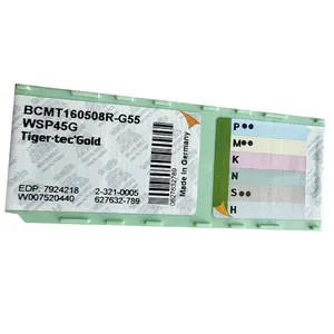 BCMT160508R-G55 WSP45G 100% मूल वास्तविक वाल्टर्स सीएनसी कटिंग टूल टर्निंग ब्लेड कार्बाइड आवेषण