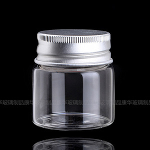 Botella de Vidrio de Borosilicato de Alta Calidad, 25ml 100ml, 37mm de Diámetro, Tapa de Rosca, Forma Cilíndrica, Superficie Transparente, Envase Cosmético - Product Image 5