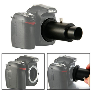 Adaptateur de caméra pour télescope entièrement métallique, anneau en T + adaptateur de montage pour télescope de 1,25 pouces + tube d'extension pour Nikon DSLR pour Canon EOS DSLR - Product Image 4