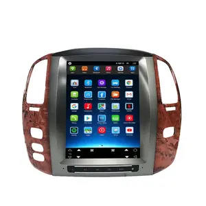 Android 13 с сенсорным экраном, GPS-навигация, автомобильное радио, стерео плеер, Carplay для Toyota Land Cruiser LC100 для Lexus LX470 2005-2007