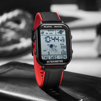 Schweizer Marke Export multifunktion ale quadratische elektronische Herren modische und trend ige Outdoor-Chronograph Studenten uhr