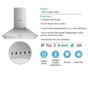 Aparato <span class=keywords><strong>de</strong></span> cocina montado en la pared <span class=keywords><strong>de</strong></span> acero inoxidable, campana extractora <span class=keywords><strong>de</strong></span> estilo Simple, moda <span class=keywords><strong>de</strong></span> bienvenida, buen precio, campana extractora <span class=keywords><strong>de</strong></span> chimenea - Product Image 3