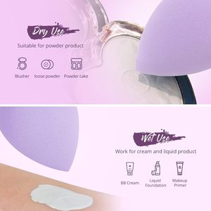 Esponja de Maquillaje de Belleza Personalizada al por Mayor, Sin Látex, Suave, para Uso Húmedo y Seco, Multicolor - Product Image 5