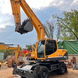 Usato Hyundai 210W escavatore a ruote 21Ton R210W Robex <span class=keywords><strong>210</strong></span> escavadora 210w-9 210w-9T macchinari per costruzioni pesanti prezzi adatti - Product Image 1