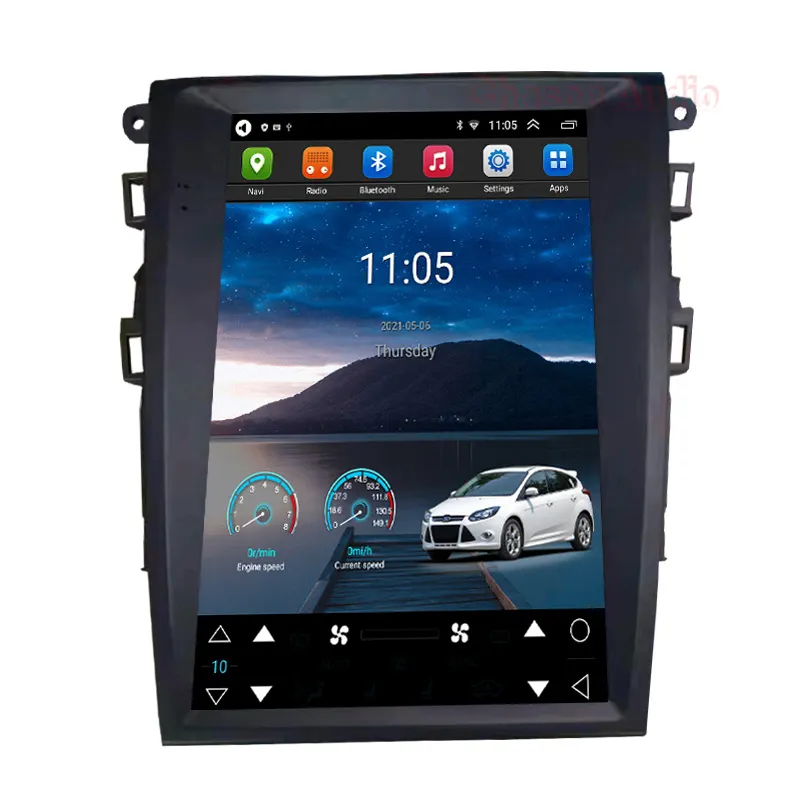 12,1 pulgadas Tesla estilo coche Gps de navegación Android reproductor de Dvd del coche para Ford Mondeo/fusión 2012 -2015 coche Radio Video Multimedia