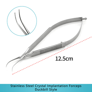 Instrumentos Microquirúrgicos Oftálmicos, Pinzas <span class=keywords><strong>de</strong></span> Pico <span class=keywords><strong>de</strong></span> Pato, Pinzas para Implante <span class=keywords><strong>de</strong></span> Lentes Intraoculares, Pinzas Quirúrgicas para Cirugía <span class=keywords><strong>de</strong></span> <span class=keywords><strong>Cataratas</strong></span> - Product Image 6