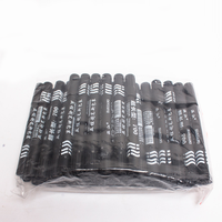 TOMART – marqueurs permanents à pointes Jumbo imperméables, stylos bleus, noirs et rouges, 3mm, 5mm
