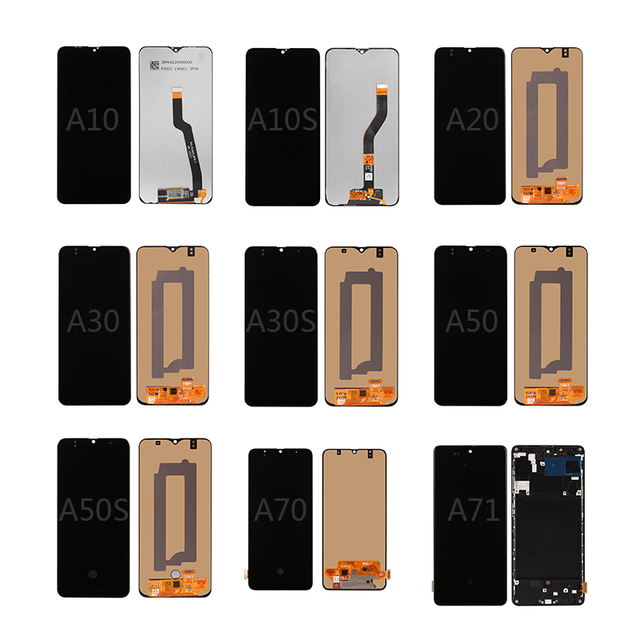 For Samsung A10 A10s  A20 A30 A40 A50 A60 A70 A80 A90 A10s A20s A30s A70s LCD Screen Replacement Lcd Touch