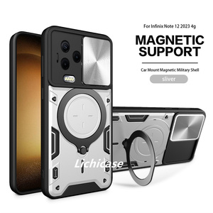 Lichicase 360 funda de parachoques anticaída con ventana de empuje de lente todo incluido para itel A70 funda trasera multifuncional - Product Image 3