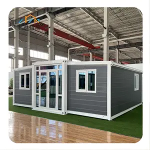 Direct Supply Modular Customized Color Foldable Prefabricated Light Steel Expandable Container House With Lower Price