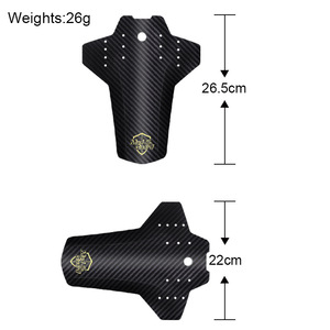 Panel Reflektif Bertekstur Serat Karbon <span class=keywords><strong>Fender</strong></span> Sepeda Gunung untuk Sepeda Jalan Raya Plastik Roda 26 "/27.5"/29" Mertouch - Product Image 5