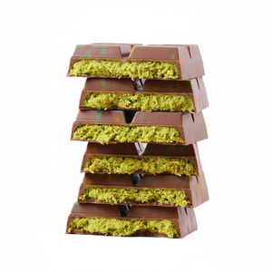 Dubai <b>Chocolate</b> 25% Pistachio Made in Turkey ARTAGAN COLD PLACE DRY Storage 12 Months Shelf Life - Product Image 2