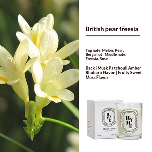 Juego de Velas Aromáticas de Cera de Soya Hechas a Mano, Vela en Frasco con Aceites Esenciales Vegetales Premium, Decoración para Dormitorio, Caja de Regalo - Product Image 5
