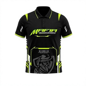 Camiseta Polo de Manga Corta para Hombre, Estilo Racing, Sublimada, para Motociclistas, Mecánicos, Ropa de Carreras de Alto Rendimiento - Product Image 5