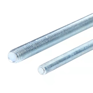 Barres filetées en acier UNC BSW de qualité supérieure, grade 4.8, zinc, <span class=keywords><strong>1</strong></span>/4, 5/16, 3/8, 7/16, <span class=keywords><strong>1</strong></span>/<span class=keywords><strong>2</strong></span>, 5/8 pouces, barres filetées disponibles en sacs de <span class=keywords><strong>1</strong></span>, <span class=keywords><strong>2</strong></span>, 3 mètres - Product Image 2