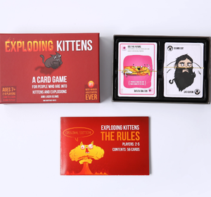 เกมกระดานพกพาภาษาสเปน YY Exploding Kittens สำหรับครอบครัว ผู้ใหญ่ เด็ก เกมไพ่ - Product Image 5