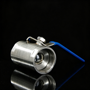 1 Pièce Vanne à boisseau sphérique en acier inoxydable, filetage NPT femelle, pour conduite d'eau, vanne d'arrêt, 1/4 à 2 pouces, poignée à levier, passage plein, ensemble de pose - Product Image 3