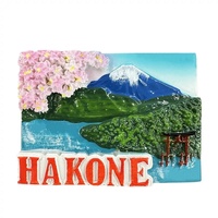 Aimants de réfrigérateur personnalisés, voyage au Japon, ville de Hakone, décoration, cadeau, souvenirs, aimant 3D