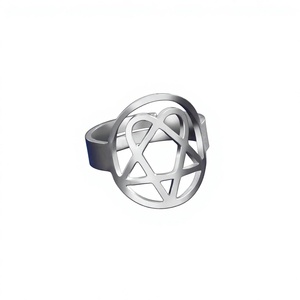เครื่องประดับ UM-Jewelry ชุบทอง 18K สแตนเลสสตีล รูปหัวใจ ดาว ดาวห้าแฉก สไตล์วินเทจ ของขวัญแต่งงานสำหรับทุกเพศ เครื่องประดับแฟชั่น - Product Image 3