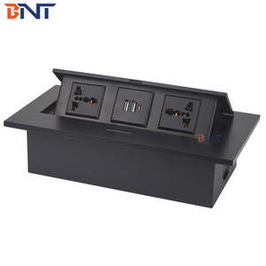 Enchufe de corriente eléctrico para mesa de meeing, montaje en mesa, empotrado personalizado - Product Image 3