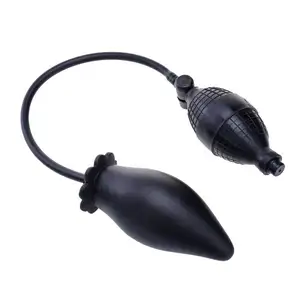 Dilatação anal Inflável Plug Anal Com Bomba Expansível Butt Plug Brinquedos Sexuais Brinquedos da bunda Anal-Plug Sextoys Masculino Feminino Masturbador