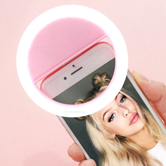 Hot Sale Portable Rechargeable USB LED Selfie Ring Light 36 LED Universal Fill Light Ring Consumer Electronics