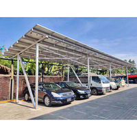 Structure de montage solaire pour carport, support de panneaux photovoltaïques, auvent de carport, supports de montage