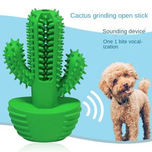 Juguete Masticable Ecológico de Goma con Sonido de Cactus para Perros, Resistente a Mordidas Medianas, para Limpieza Dental, Venta al por Mayor - Product Image 5