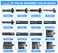 Válvula de Seguridad Original de Fábrica 702-77-02180 Aplicable a Dispositivo Rotatorio de Miniexcavadora PC200-10 PC360-10, Válvula de Alivio de Presión