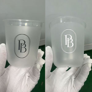 Bicchieri da 350ml 14oz Personalizzati per Coppa del Mondo, Tazze da Caffè in Plastica Resistente da 12oz, Bicchieri Usa e Getta per Caffè, Succo, Vino, Birra, Biodegradabili per Caffetterie - Product Image 2