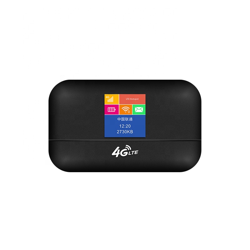 Sailsky portable wifi hotspot new style 3000mAh battery with 4G SIM card slot space WiFi router with LCD screen G41