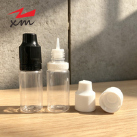 Flacon compte-gouttes en PET de 5 ml à 120 ml avec bouchon CRC anti-écrasement, pour liquides, huiles essentielles, e-liquides, 3 mg, 6 mg, portable