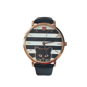 OEM 럭셔리 쿼츠 여성용 시계 귀여운 미니멀리스트 틈새 디자인 트렌디 한 학생 기질 가죽 밴드 합금 케이스 완벽한 시계 - Product Image 1