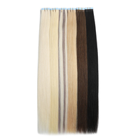 Extensions de cheveux à bandes adhésives 100 % cheveux humains pour femmes, légères, confortables toute la journée, douces pour le cuir chevelu, pour une peau douce.